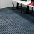 谋福（CNMF）办公室地毯 满铺客厅地毯 卧室防滑地垫(3米宽*1米长烟灰色细条纹)