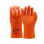 共泰 U8728 PVC防护手套 工业劳保手套 耐油防化劳保耐酸碱手套 颗粒防滑 兰浪系列 5双 9(L)码
