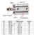 外外螺纹薄型气缸SDA32-10/15/20x25*30*35-40-50-60-70-75-SB SDA32-5B