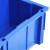 纳仕徳 C1# 加厚组立式零件盒 斜口螺丝收纳盒 货架整理箱 五金元件盒零件盒工具盒 蓝色610x410x225