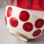弥生时代（YAYOITIMES）濃紅日系对碗喜碗餐具套装创意实用喜碗伴手礼 雨滴x波点礼盒+礼袋+贺卡 0头