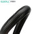  伊莱科（ELECALL)波纹管黑色PP材质防水阻燃软管穿线管 AD25 内径20mm(100米) 