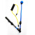 Caiton 高尔夫挥杆练习器 可伸缩折叠挥杆棒 姿势纠正器 可弯曲动作练习器 A367 蓝色杆身 1支