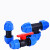 梵选 PE蓝帽快接自来水管快速活接头PE免热熔接头水管连接管件 单位：个 25快接弯头 