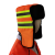 鸿谱橘色环卫工人帽冬季加厚保暖反光环卫棉帽公路养护物业清洁户外护耳帽 均码