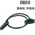 DB50免焊插头 3排50针并口串口连接器db50接线端子实心针免焊插座 DB50数据线母对母长度0.5米HL-DB50-F
