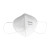 冠桦6801耳带折叠式KN95防护口罩 20只 防颗粒物粉尘成人防飞沫口鼻罩 白色 定制