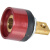 定制适用于电焊机250/315快速接头52mm后板式插座DKJ35-50川瑞贝408配件 52mm插座(红色)