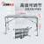 升降伸缩多功能工作台装修马凳 简易脚手架便携式折叠马凳脚 1.4X1.6X0.4米