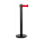 罗德力 不锈钢伸缩栏杆 隔离带伸缩带护栏警示带 磨砂黑 3米线(带子默认发红色)