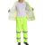 通达雨 反光雨衣分体式套装 TDY-004 荧光绿 3XL