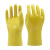 东亚手套 028 PVC防酸碱防化耐磨耐油防腐蚀性劳保防护手套 柠檬黄 XL