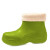 犀狂棉鞋2021冬季时尚EVA轻便中筒加绒女马丁靴子潮版休闲厚底雪地靴 绿色 36-37