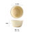 奥丝达ins奶油色餐具家用吃饭碗创意奶fufu陶瓷碗4.5英寸圆形酸奶碗小碗 奶油色-4.8英寸圆碗