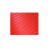 蜀华普森 细条纹绝缘橡胶板 厚3mm×宽1m×长10m，红色，耐压5kv