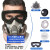 防毒面具全面罩全脸喷漆防尘防工业粉尘防护放毒氧气面罩 (强烈)双罐(防尘)面具+黑色