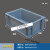 加厚EU箱过滤箱物流箱塑料箱长方形周转箱欧标汽配箱工具箱收纳箱 3212号300*200*120 灰色