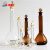 化科（boliyiqi）容量瓶 白色透明容量瓶 棕色茶色容量瓶 白量瓶(A级)，100ml，20只起订 