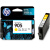 适用905XL黑色墨盒彩色墨水盒OfficeJet Pro 6950 6960 HP 905黄色墨盒(315页，A4纸5%覆盖)
