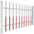 围栏PVC草坪围墙江西幼儿园变压器厂房栏社区护栏电力塑钢户外栏 0.7公分/米