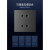 simon 电话+网线插座6类 插座E6系列荧光灰色定制