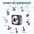 图谱电子目镜显微镜摄像头高清CCD工业相机生物金相体视拍照测量 UHCCD05100KPA