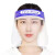 鲁识 防护面罩隔离透明高清护目面屏帽防尘防飞沫脸罩全脸头罩 1000个价