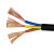 凤达 国标中型橡套线 3+1芯多股软橡套线缆 YZ3*1.5+1*1平方 100米