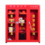 朋安 消防柜微型消防站消防器材放置柜消防箱应急柜工具展示柜建筑工地柜 2400mm工地消防柜（左右）
