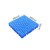 JN JIENBANGONG 加厚塑料托盘仓库垫板塑胶卡板地台板网格栈板防滑防霉防潮板地垫 圆形孔蓝色300*300*50mm