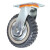 冰禹 BYlj-300 重型尼龙脚轮 聚氨酯脚轮 高强度风火轮工业轮子 6寸（2转向+2定向）