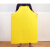围裙防水耐油围裙围腰厨房餐饮加大PVC围裙洗车水产市场围裙围兜 黄色