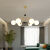 明湃北欧轻奢法式美式客厅灯现代简约复古艺术卧室餐厅设计师灯具 3头金色-三色变光