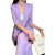 J-ME紫色西装套装女夏季薄款2023新款名媛气质高端主持人西服职业正装 淡紫色套装 S