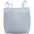 全新白色吨包吨袋吨包袋1吨2吨加厚耐磨太空袋重工业集装污泥沙袋 0.8-1.2吨双经布 上料口平底 90*90*100