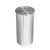 台面嵌入式不锈钢垃圾桶翻盖摇盖装饰厨房卫生间隐形台面方形拉丝 圆形直径25cm+橱柜内加桶