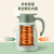苏泊尔（SUPOR）家用真空保温瓶暖水壶瓶大容量热开水瓶壶304不锈钢1.5L燕麦白