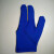 定制适用于台球手套 球房台球公用手套台球三指手套可定制logo 普通款蓝色