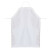 筑采 围裙TPU环保皮围裙套袖防水65丝白色围裙1件