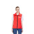 苏识SSLB028 男女通用款宽松短外套 个性时尚文化衫马甲 四季可穿反光拉链上衣 宽松(颜色:红色)XL