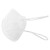一次性口罩薄款透气 KN95 白色3D立体四层含熔喷布成人防粉尘工业劳保口罩 现货 50个装（环保装）多种本体印字随机发 耳挂式