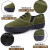 搏峰（BOVFN）作训鞋 防滑耐磨劳保鞋/解放鞋 工地帆布透气胶鞋 墨绿色 87-5 43