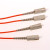 利合光电（LHG）光纤跳线SC/SC多模千兆双芯光纤线缆两端双头跳纤2.0尾纤LSZH外披 1米