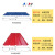 彩钢瓦 白蓝绿灰瓦道路施工防护瓦 彩钢板 可切割压型 白色 0.4mm 