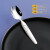 合兴利304不锈钢可爱卡通儿童勺子叉勺一体叉子食品级辅食饭勺汤勺汤匙 叉勺一体1支/青蛙