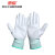 惠象 京东工业自有品牌 定制13针涤纶PU掌涂手套 手腕绿色M号 10副/包