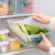 日本进口ASVEL冰箱收纳盒冷冻保鲜盒密封不串味蔬菜水果食品储物盒厨房带盖塑料果蔬冷藏整理盒 5.1L