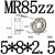 迷你684小轴承大全624MR63 52小型695ZZ608内径2 3 4 5 6 8mm微型 MR85ZZ(5*8*2.5)