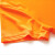 冰禹 BYlj-108 建筑工地施工反光马甲T恤 反光背心反光衣 反光夜跑服反光速干衣安全警示服 橙色 XL