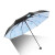 天堂伞雨伞遮阳伞太阳伞防晒防紫外线折叠伞晴雨伞两用胶囊便携迷 (曼陀花)三折蓝色
